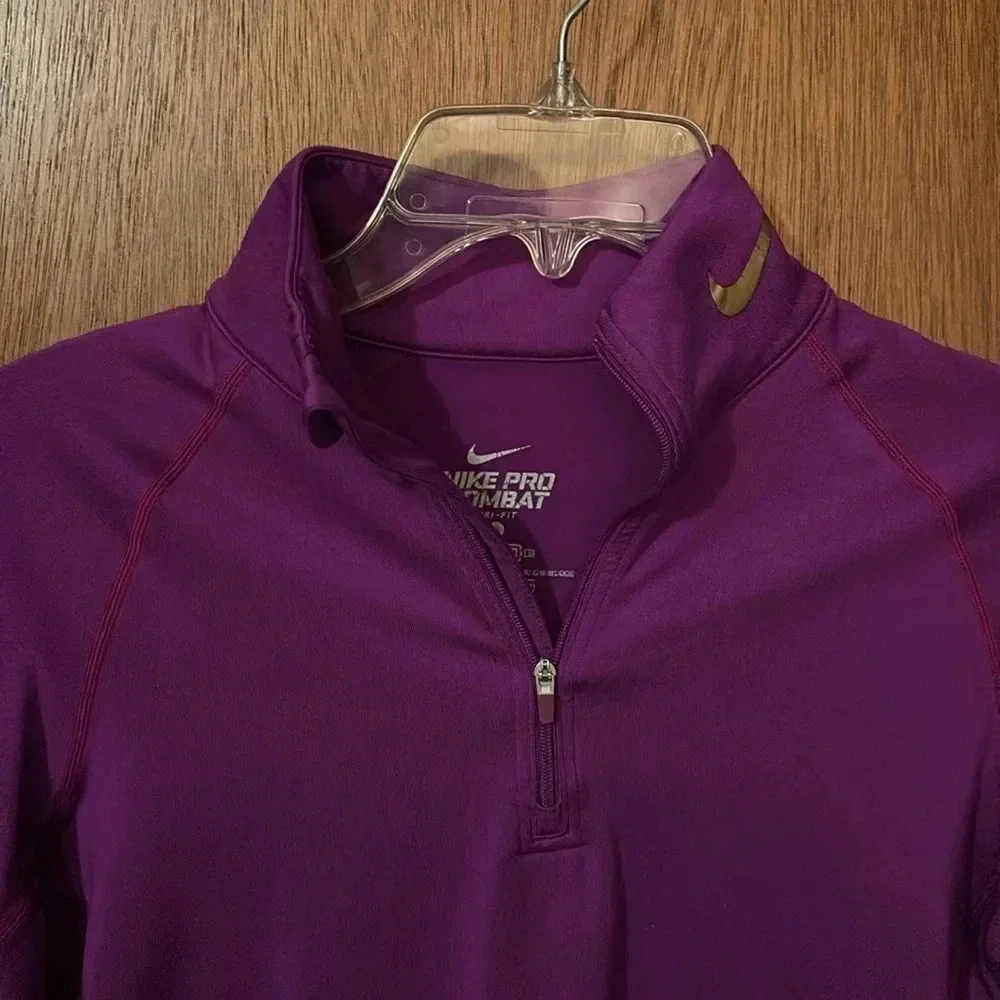 Nike Pro Combat Dri Fit Magenta Size S